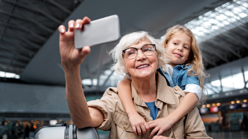 Att ta en bild på sig själv, en selfie, är numera ett sätt att kommunicera bland både unga och äldre. Foto: Shutterstock
